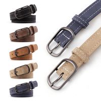 Fashion Woman Faux Leather Metal Buckle Belt Strap For Jeans Dress Multicolor Nhpo134183 main image 2