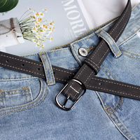 Fashion Woman Faux Leather Metal Buckle Belt Strap For Jeans Dress Multicolor Nhpo134183 main image 4