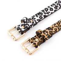 Fashion Woman Imitation Leather Leopard Metal Buckle Belt Strap For Jeans Dress Multicolor Nhpo134184 main image 4