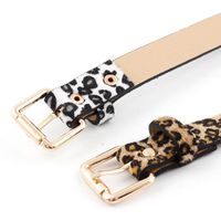 Fashion Woman Imitation Leather Leopard Metal Buckle Belt Strap For Jeans Dress Multicolor Nhpo134184 main image 5