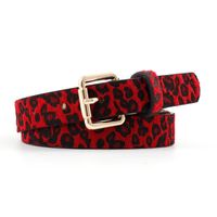 Fashion Woman Imitation Leather Leopard Metal Buckle Belt Strap For Jeans Dress Multicolor Nhpo134184 main image 9