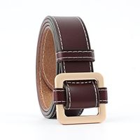 Fashion Woman Leather Metal Buckle Belt Strap For Jeans Dress Multicolor Nhpo134206 main image 11