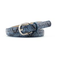 Fashion Woman Faux Leather Metal Buckle Snake Belt Belt For Jeans Multicolor Nhpo134210 main image 13