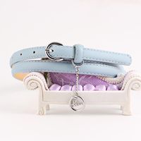 Fashion Woman Faux Leather Metal Buckle Thin Belt Strap Pendant For Jeans Multicolor Nhpo134220 main image 5