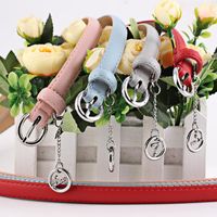 Fashion Woman Faux Leather Metal Buckle Thin Belt Strap Pendant For Jeans Multicolor Nhpo134220 main image 6