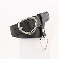 Fashion Woman Faux Leather Metal Triangle Buckle Belt Strap For Jeans Dress Multicolor Nhpo134221 main image 7