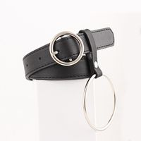 Fashion Woman Faux Leather Metal Triangle Buckle Belt Strap For Jeans Dress Multicolor Nhpo134221 main image 10