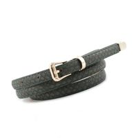 Fashion Woman Snake Metal Buckle Thin Belt Strap For Jeans Multicolor Nhpo134230 main image 9
