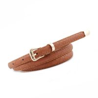 Fashion Woman Snake Metal Buckle Thin Belt Strap For Jeans Multicolor Nhpo134230 main image 12
