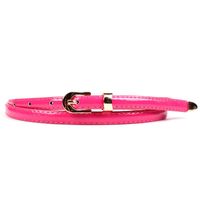 Fashion Woman Faux Leather Metal Buckle Thin Belt Strap For Jeans Dress Multicolor Nhpo134237 main image 7