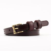 Fashion Woman Genuine Leather Metal Buckle Belt Strap For Jeans Multicolor Nhpo134246 main image 10