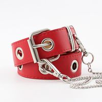 Fashion Woman Metal Hole Pin Buckle Belt Strap For Jeans Multicolor Nhpo134247 main image 1