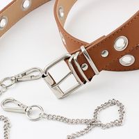 Fashion Woman Metal Hole Pin Buckle Belt Strap For Jeans Multicolor Nhpo134247 main image 5