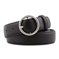 Fashion Woman Alloy Round Square Buckle Belt Strap For Jeans Multicolor Nhpo134249 main image 8