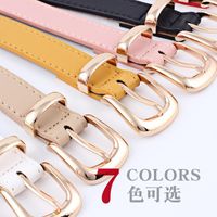 Fashion Woman Metal Pin Buckle Imitation Leather Belt Strap For Jeans Dress Multicolor Nhpo134262 main image 20