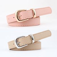 Fashion Woman Metal Pin Buckle Imitation Leather Belt Strap For Jeans Dress Multicolor Nhpo134262 main image 19