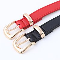 Fashion Woman Metal Pin Buckle Imitation Leather Belt Strap For Jeans Dress Multicolor Nhpo134262 main image 18
