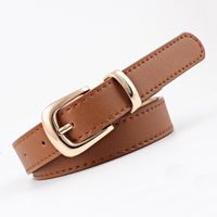 Fashion Woman Metal Pin Buckle Imitation Leather Belt Strap For Jeans Dress Multicolor Nhpo134262 main image 8