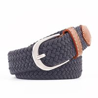 Fashion Woman Elastic Braided Pin Buckle Belt Strap For Jeans Multicolor Nhpo134266 main image 28