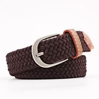 Fashion Woman Elastic Braided Pin Buckle Belt Strap For Jeans Multicolor Nhpo134266 main image 25