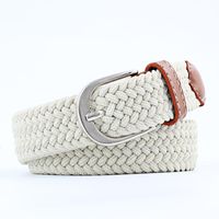Fashion Woman Elastic Braided Pin Buckle Belt Strap For Jeans Multicolor Nhpo134266 main image 24