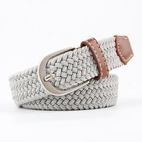 Fashion Woman Elastic Braided Pin Buckle Belt Strap For Jeans Multicolor Nhpo134266 main image 19