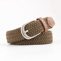 Fashion Woman Elastic Braided Pin Buckle Belt Strap For Jeans Multicolor Nhpo134266 main image 6