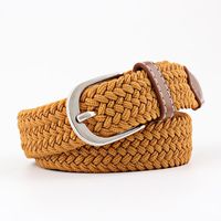 Fashion Woman Elastic Braided Pin Buckle Belt Strap For Jeans Multicolor Nhpo134266 main image 5
