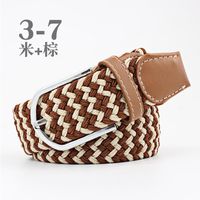 Fashion Unisex Elastic Braided Pin Buckle Belt Strap For Jeans Multicolor Nhpo134268 main image 19