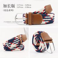 Fashion Woman Elastic Braided Pin Buckle Belt Strap For Jeans Skirt Multicolor Nhpo134269 main image 1