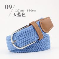 Fashion Woman Elastic Braided Pin Buckle Belt Strap For Jeans Skirt Multicolor Nhpo134269 main image 38