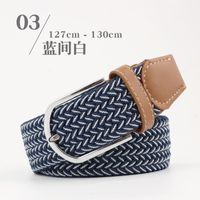 Fashion Woman Elastic Braided Pin Buckle Belt Strap For Jeans Skirt Multicolor Nhpo134269 main image 14