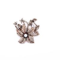 Fashion Alloy Rhinestone-studded Flower Brooch Nhqd134300 main image 6