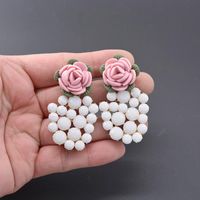 Style Coréen Creative Ananas Baroque Long Gland De Boucles D'oreilles Femmes Shell Perles Boucles D'oreilles Vente Chaude Tempérament Boucles D'oreilles En Gros main image 1