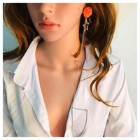 Modèle Coréen Tempérament Perle Asymétrique Boucles D'oreilles D'une Seule Pièce Épingle À Cheveux Connexion Stud Accessoires D'une Seule Pièce Xingx Costume Pour Femmes main image 1