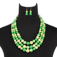 Fashion Multi-color Handmade Imitation Beads Multi-layer Necklace Nhct134439 main image 10