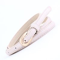 Fashion Woman Faux Leather Metal Buckle Thin Belt Strap For Jeans Dress Multicolor Nhpo134166 sku image 6