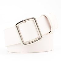 Fashion Woman Imitation Leather Smooth Buckle Belt Strap For Jeans Dress Multicolor Nhpo134178 sku image 3