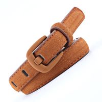 Fashion Woman Velvet Metal Wide Buckle Belt Strap For Jeans Multicolor Nhpo134224 sku image 2