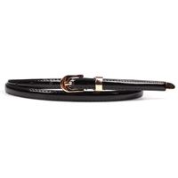 Fashion Woman Faux Leather Metal Buckle Thin Belt Strap For Jeans Dress Multicolor Nhpo134237 sku image 12