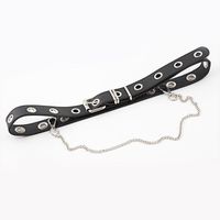 Fashion Woman Metal Hole Pin Buckle Belt Strap For Jeans Multicolor Nhpo134247 sku image 7