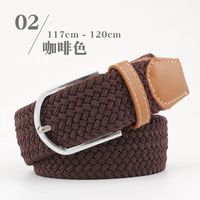 Fashion Woman Elastic Braided Pin Buckle Belt Strap For Jeans Skirt Multicolor Nhpo134269 sku image 4
