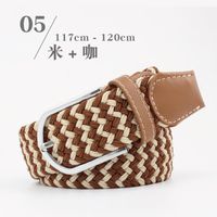 Fashion Woman Elastic Braided Pin Buckle Belt Strap For Jeans Skirt Multicolor Nhpo134269 sku image 7