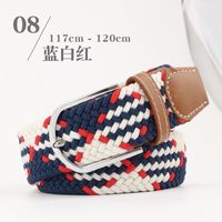 Fashion Woman Elastic Braided Pin Buckle Belt Strap For Jeans Skirt Multicolor Nhpo134269 sku image 10