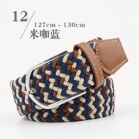 Fashion Woman Elastic Braided Pin Buckle Belt Strap For Jeans Skirt Multicolor Nhpo134269 sku image 34