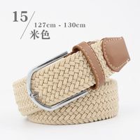 Fashion Woman Elastic Braided Pin Buckle Belt Strap For Jeans Skirt Multicolor Nhpo134269 sku image 22