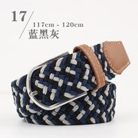 Fashion Woman Elastic Braided Pin Buckle Belt Strap For Jeans Skirt Multicolor Nhpo134269 sku image 18