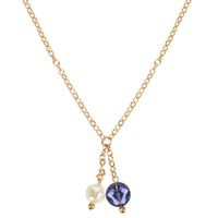 Fashion Temperament Personalized Shaped Imitated Crystal Beads Necklace Nhct134404 sku image 1