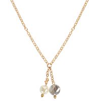 Fashion Temperament Personalized Shaped Imitated Crystal Beads Necklace Nhct134404 sku image 2
