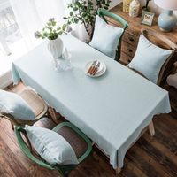 Fashion Waterproof Cotton Tablecloth Kitchen Living Room Multi Types Nhsp134601 main image 2
